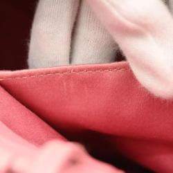 Miu Miu Pink Lambskin Nappa Crystal Shoulder Bag