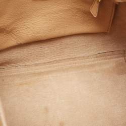 Miu Miu Beige Leather Paloma Top Handle Bag