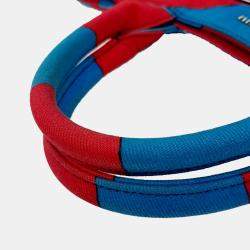 Miu Miu Blue Multicolor Red Fabric Miu Miu Blue/Red/Multicolor Fabric tote bag