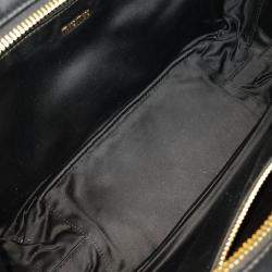 Miu Miu Leather embossed logo bowling bag