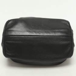 Pre Owned Miu Miu Black Leather Vintage Frame Clutch
