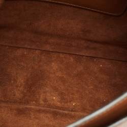 Miu Miu Brown Leather Dahlia Shoulder Bag