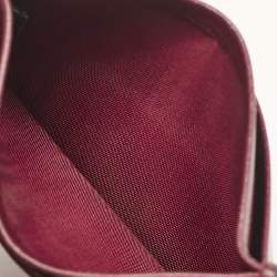 Miu Miu Red Matelassé Leather Card Case