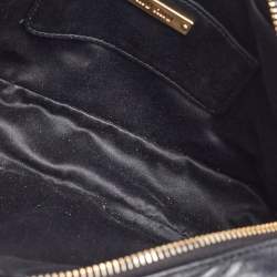 Miu Miu Black Matelasse Leather Crossbody Bag