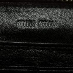 Miu Miu Lilac Patent Leather Zip Around Wallet