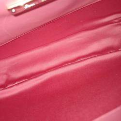 Miu Miu Pink Leather Matrasse Chain Shoulder Bag