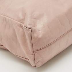 Miu Miu Old Rose Aged Leather Vertical Tote