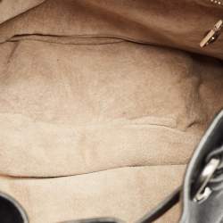 Miu Miu Black Leather Studded Top Handle Bag