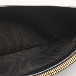 Miu Miu Black Patchwork Leather Utility Wallet