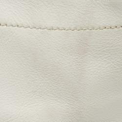 مملوكة مسبقًا Miu Miu Brown/Cream Leather Shopper Tote