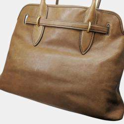 Miu Miu Brown Leather Aventure Handbag