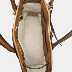 Miu Miu Brown Leather Aventure Handbag