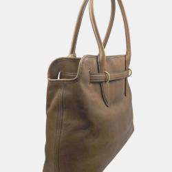 Miu Miu Brown Leather Aventure Handbag