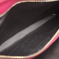 Miu Miu Pink Leather Zip Satchel