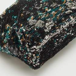 Miu Miu Multicolor Sequins Frame Clutch