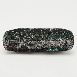 Miu Miu Multicolor Sequins Frame Clutch