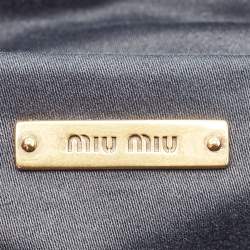 Miu Miu Multicolor Sequins Frame Clutch