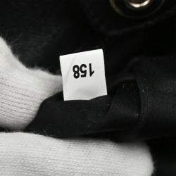 Miu Miu Crystal Black Lambskin Leather Tote Bag