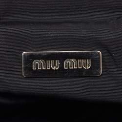 Miu Miu Pink Satin Frame Clutch