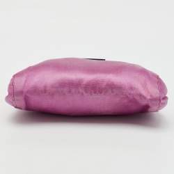 Miu Miu Pink Satin Frame Clutch