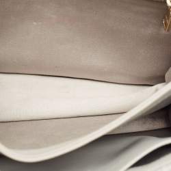 Miu Miu Grey Matelasse Leather Top Handle Bag