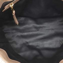 Miu Miu Beige Vitello Shine Leather Satchel