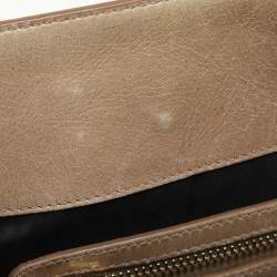 Miu Miu Beige Vitello Shine Leather Satchel