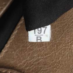 Miu Miu Beige Vitello Shine Leather Satchel