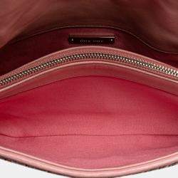 Miu Miu Pink Matelasse Nappa Crystal Chain Satchel