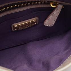 Pre Owned Miu Miu Pink Matelassé Lux Leather Small Coffer Hobo