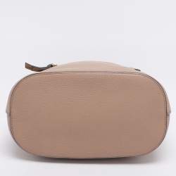 Pre Owned Miu Miu Beige Leather Shoulder Bag