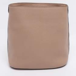 Pre Owned Miu Miu Beige Leather Shoulder Bag