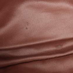 Pre Owned Miu Miu Red Matelassé Nappa Leather Crystal Shoulder Bag