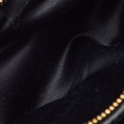 Pre Owned Miu Miu Black Leather Arcadie Satchel