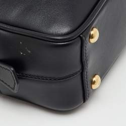 Pre Owned Miu Miu Black Leather Arcadie Satchel