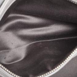 Pre Owned Miu Miu Grey Matelasse Leather Club Shoulder Bag