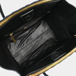 Pre Owned Miu Miu Blue Denim Biker 2way Handbag