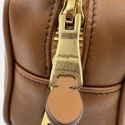 Pre Owned Miu Miu brown Leather Arcadie Satchel