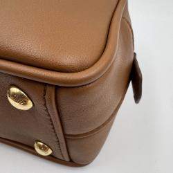 Pre Owned Miu Miu brown Leather Arcadie Satchel