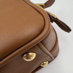 Pre Owned Miu Miu brown Leather Arcadie Satchel