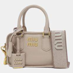 Pre Owned Miu Miu Beige Handbag