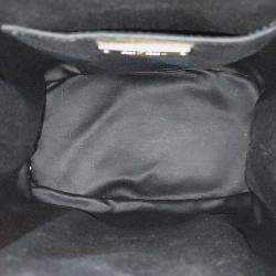 Pre Owned Miu Miu Metallic Leather Napa Crystal Bucket Bag