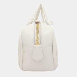 Pre Owned Miu Miu Miu Arcadi Matelasse Handbag Calfskin