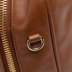 Pre Owned Miu Miu Brown Large Soft Calf Softy Beau Top Handle Bag