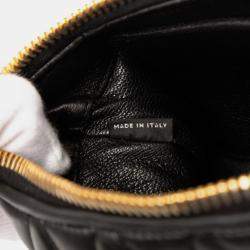 Pre Owned Miu Miu Matelasse Leather Satchel