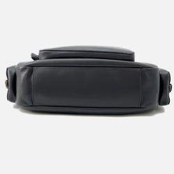 Pre Owned Miumiu Pocket Bag Black Nappa Leather