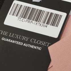 Pre Owned Miu Miu Silver/Blue Denim and Madras Leather Pushlock Top Handle Bag