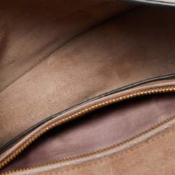 Pre Owned Miu Miu Pink Madras Leather Crystals Embellished Flap Shoulder Bag