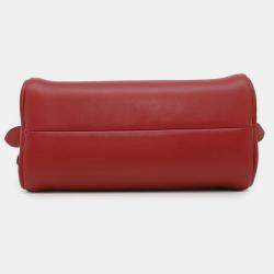 Pre Owned Miu Miu Miu Handbag Mini Boston Leather