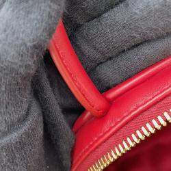 Pre Owned Miu Miu Miu Handbag Mini Boston Leather